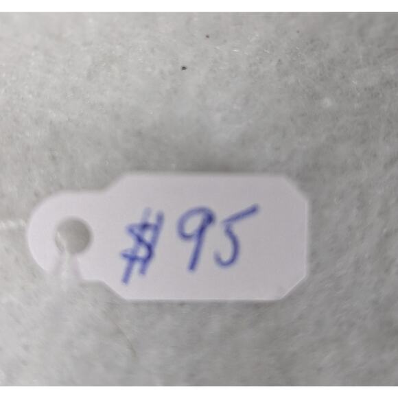 SS Mabe pearl+ blue zircon abstract pendant +19" chainPendant 11/4" x 2"Signed - Picture 8 of 8